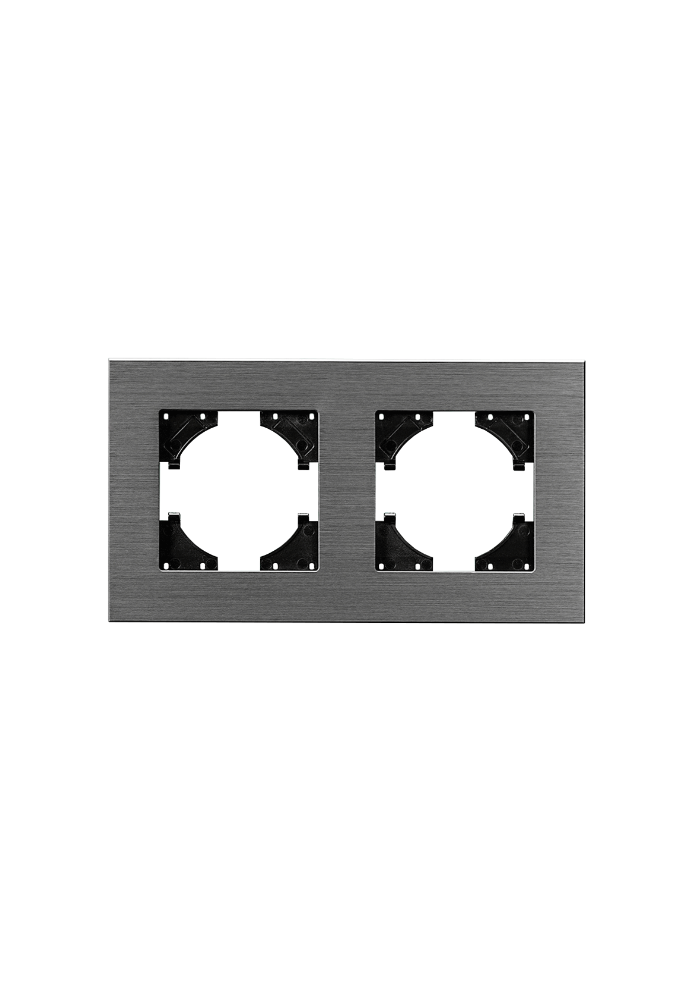 rama podwójna srebrna viplast