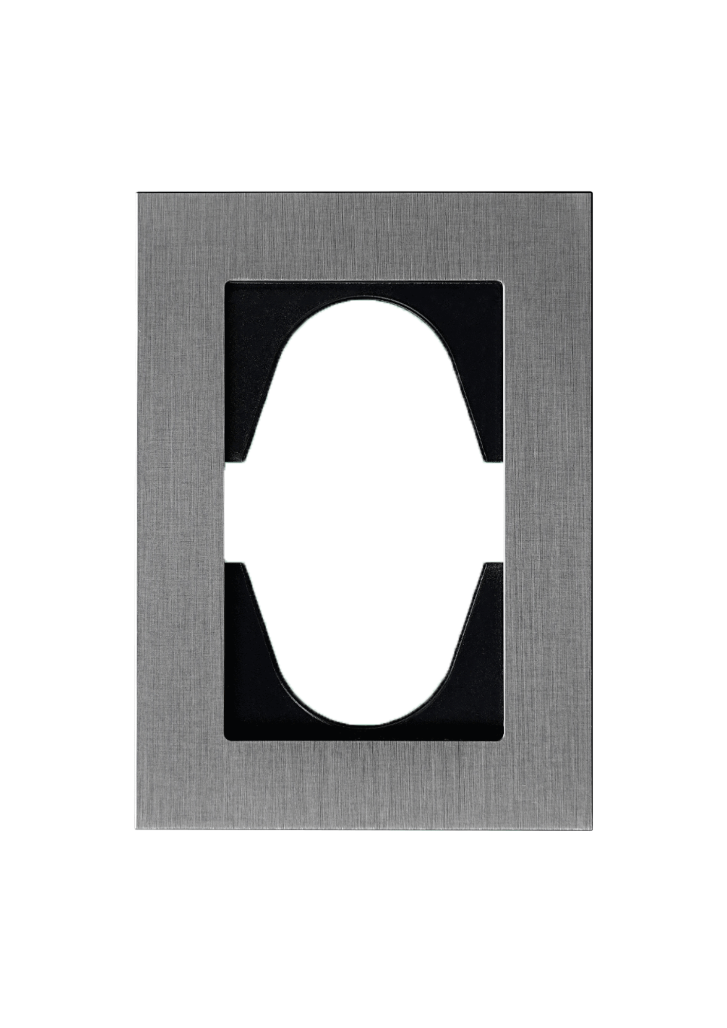 ramka srebrna do gniazda podwójnego